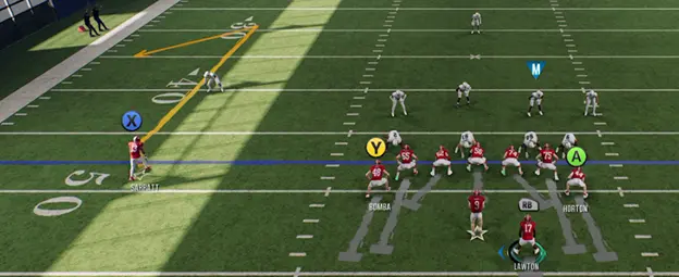 CFB 25 Pre Snap Offensive Adjustment Menu