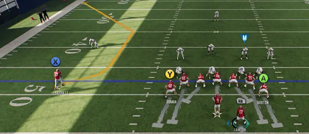 CFB 25 Pre Snap Offensive Adjustment Menu