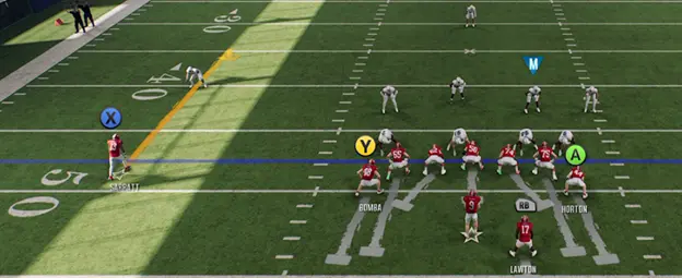 CFB 25 Pre Snap Offensive Adjustment Menu
