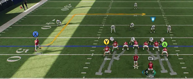 CFB 25 Pre Snap Offensive Adjustment Menu