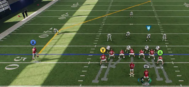 CFB 25 Pre Snap Offensive Adjustment Menu