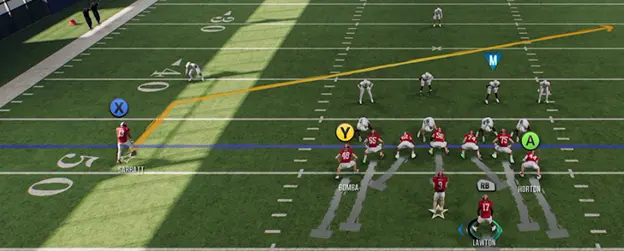 CFB 25 Pre Snap Offensive Adjustment Menu