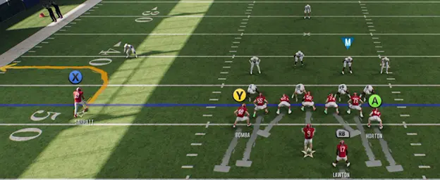 CFB 25 Pre Snap Offensive Adjustment Menu