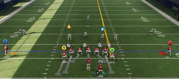 CFB 25 Pre Snap Offensive Adjustment Menu