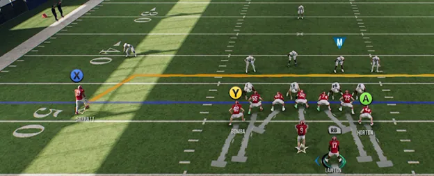 CFB 25 Pre Snap Offensive Adjustment Menu