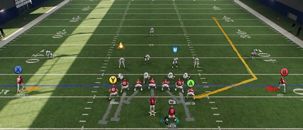 CFB 25 Pre Snap Offensive Adjustment Menu